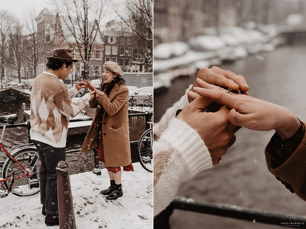 fotograaf nederland huwelijksaanzoek Amsterdam